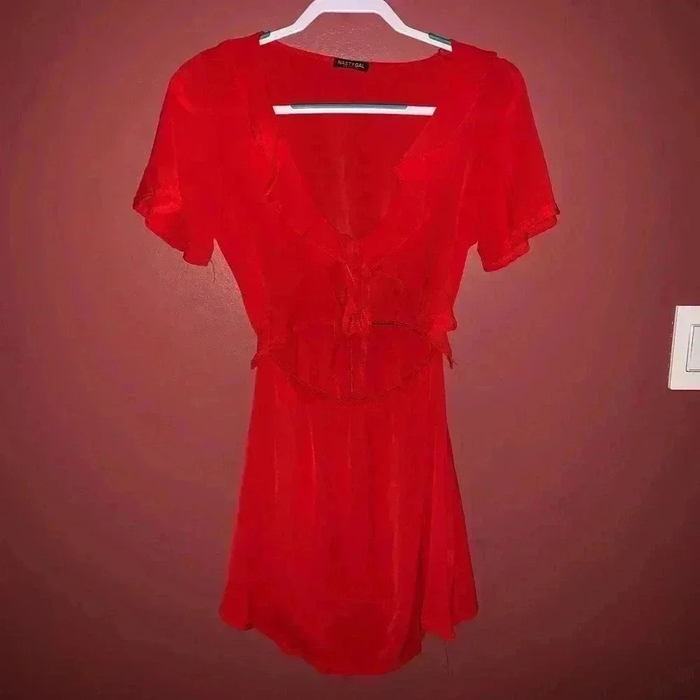 Nasty gal Red Dress